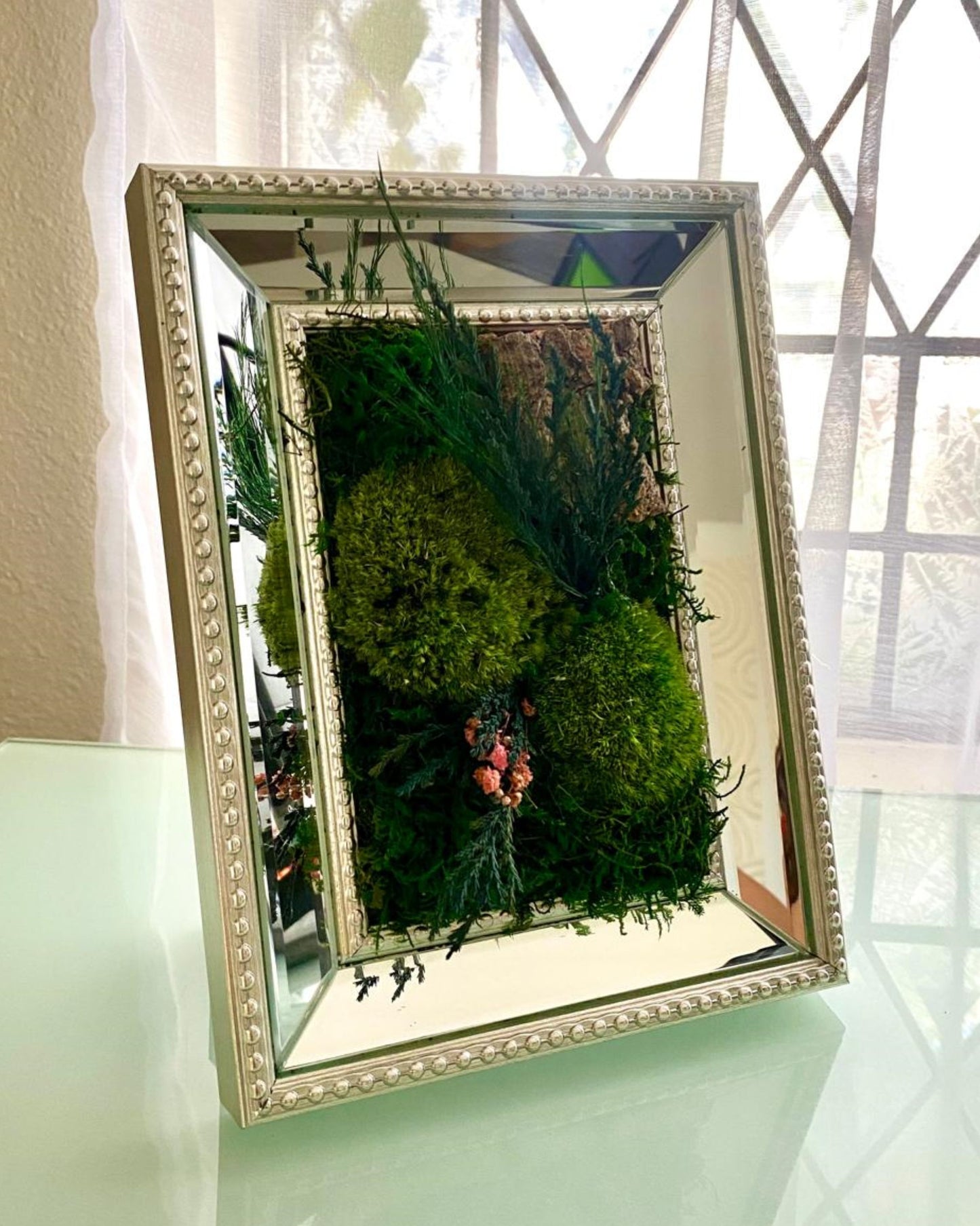 Table Frame Mirrors Moss