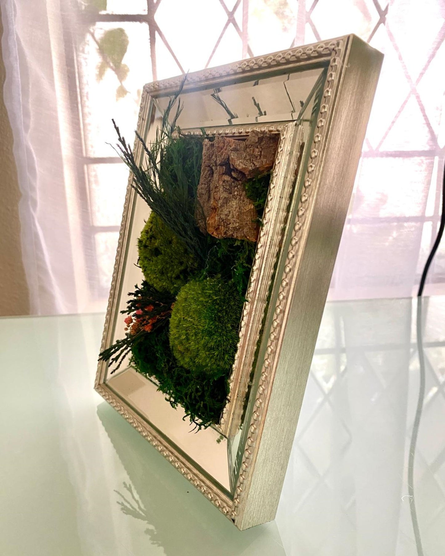 Table Frame Mirrors Moss