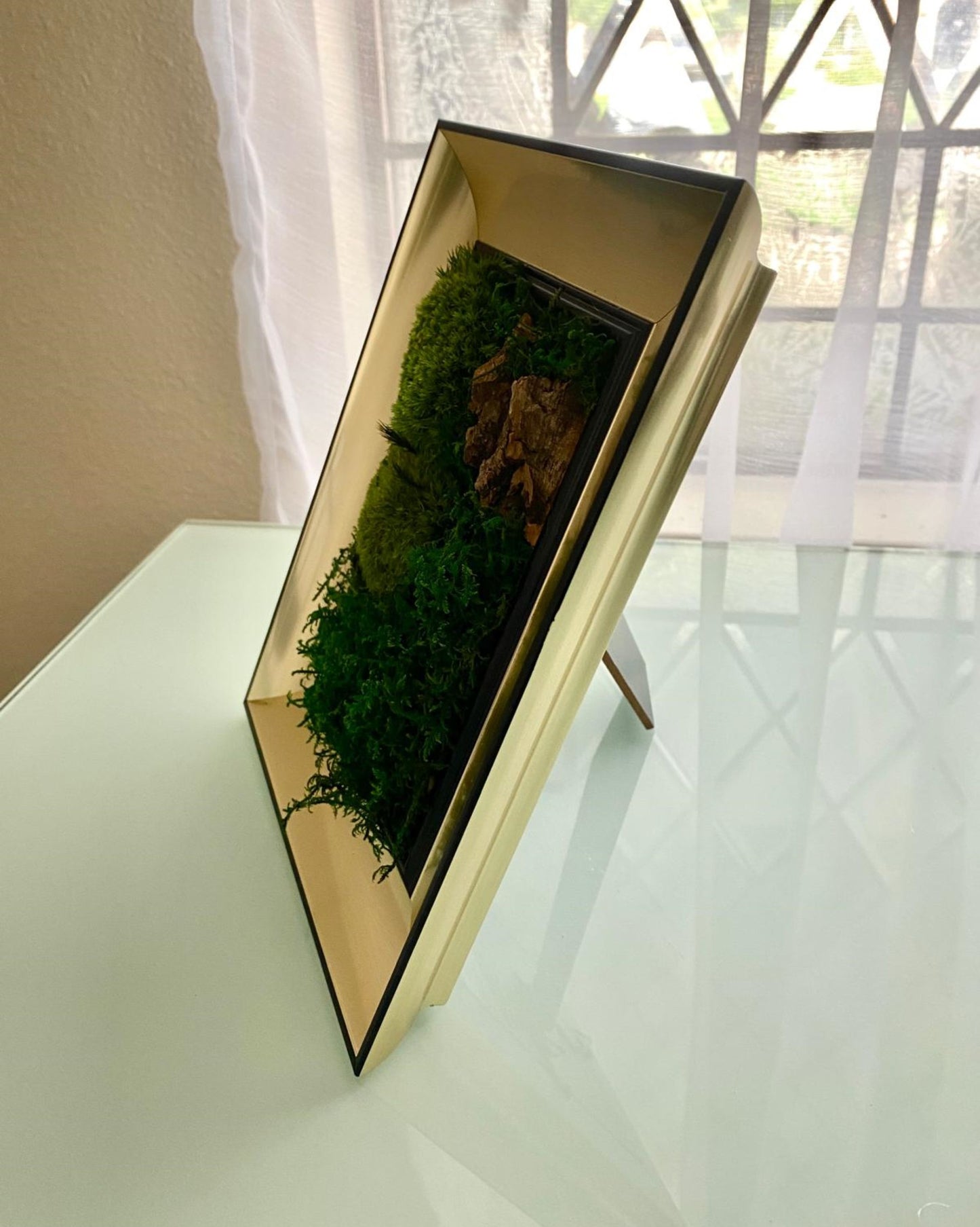 Table Frame Mirrors Moss