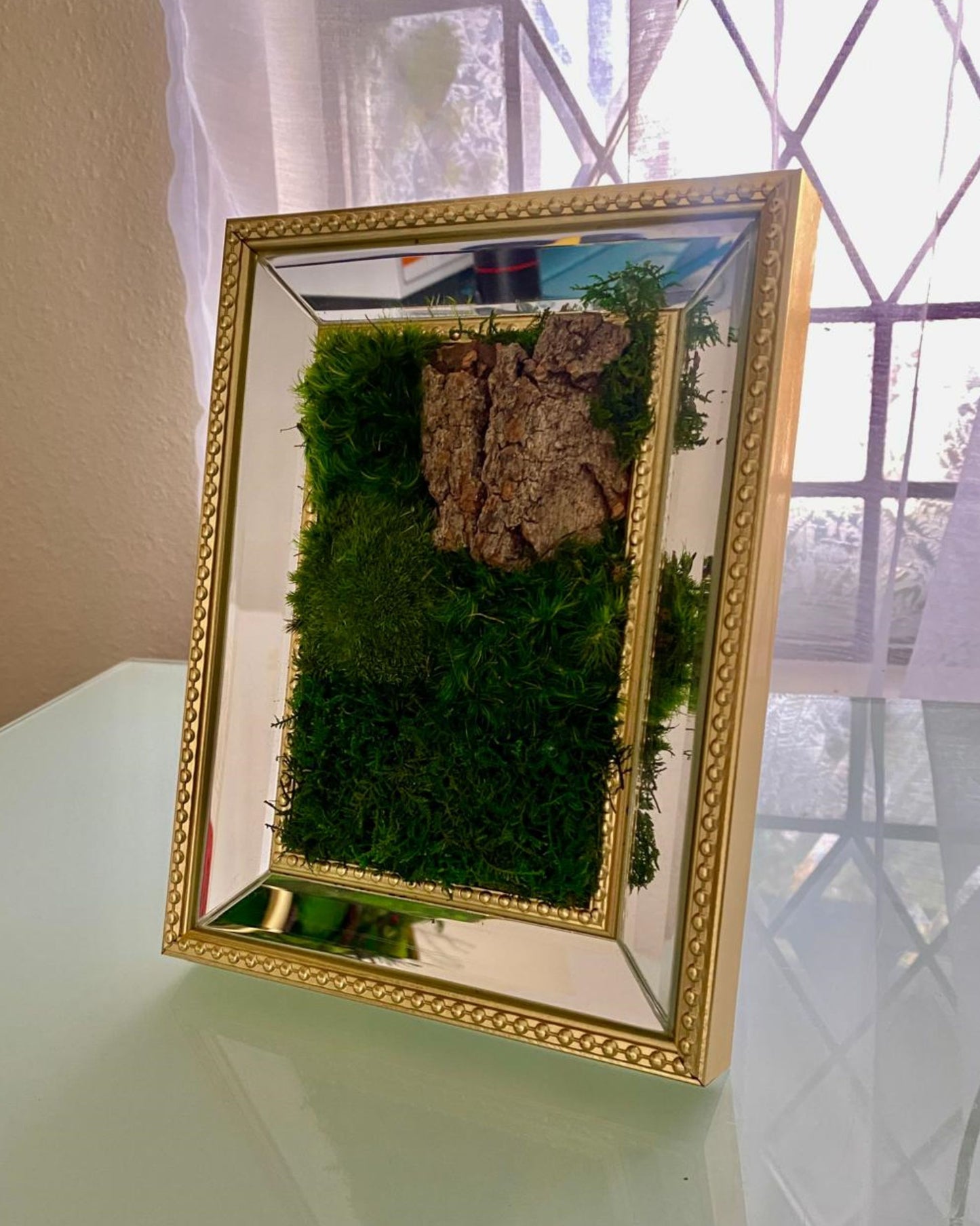 Table Frame Mirrors Moss