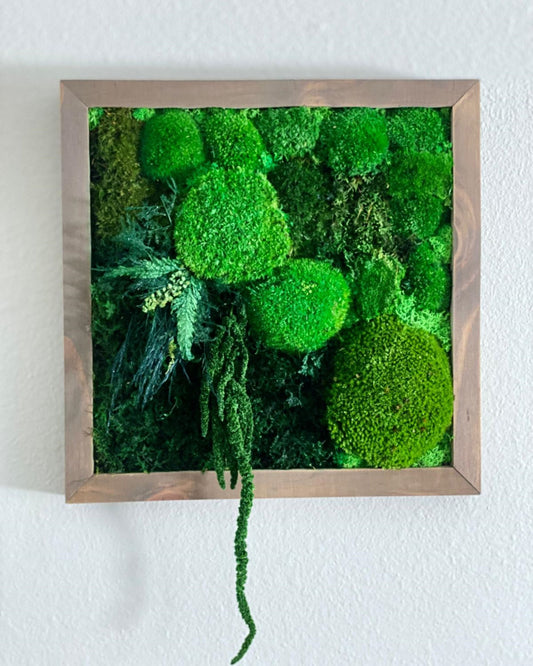 Handcrafted Moss Wall Art