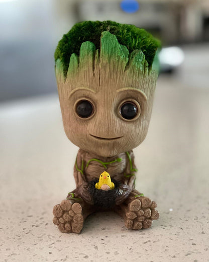 Baby Groot Chicken with Pillow Moss