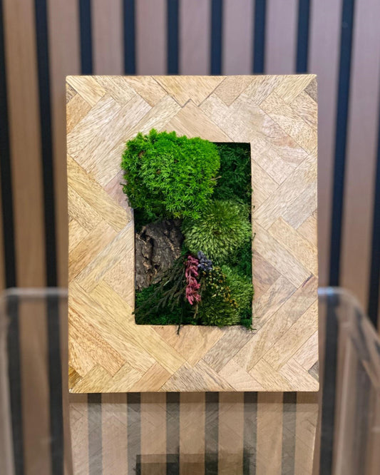 Table Frame Moss Wall