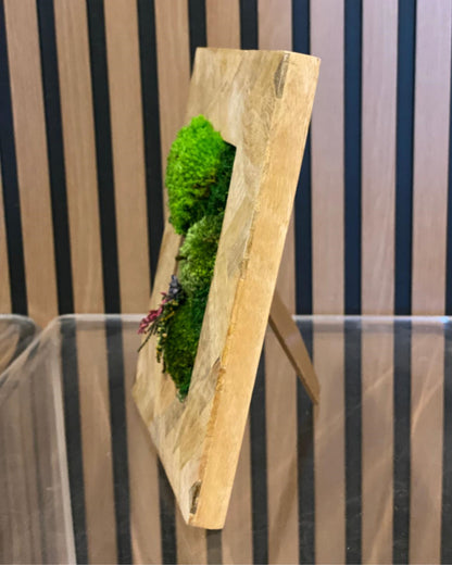 Table Frame Moss Wall