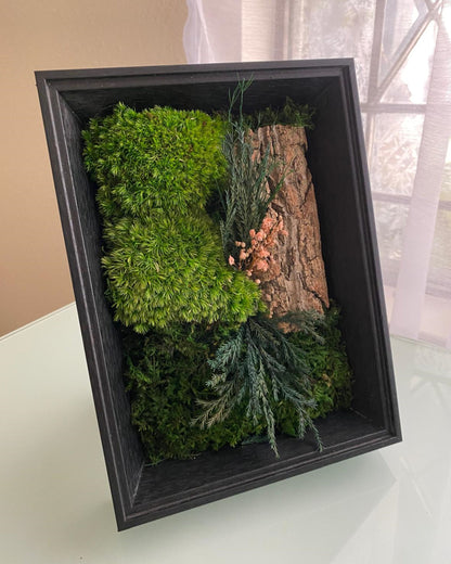 Table Frame Moss Wall